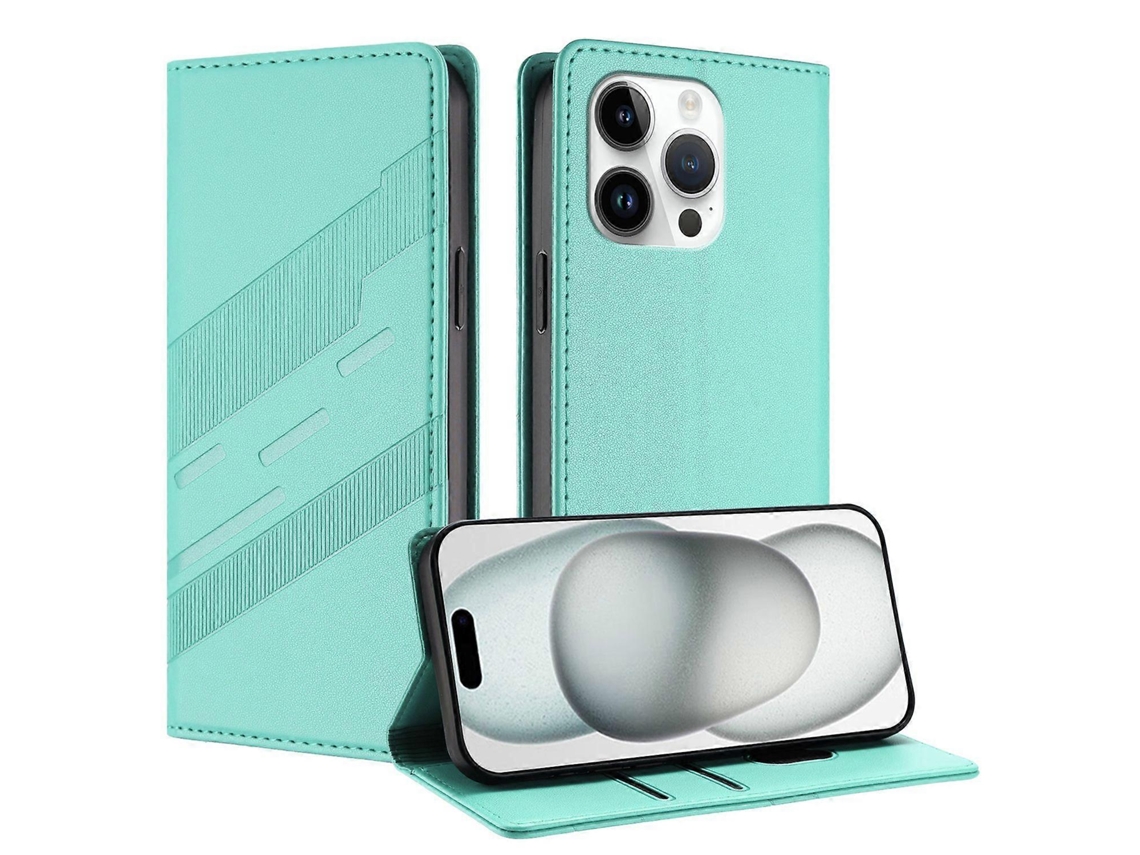 Capa De Couro Com Suporte E Estampa Estilo Punk Para Iphone 13 Pro De 6,1 Polegadas