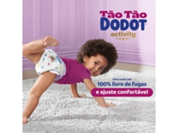 Conjunto Fraldas Activity +14kg T6+ + Toalhitas Bebé Aqua Pure DODOT Emb. 117 + 96 + 48