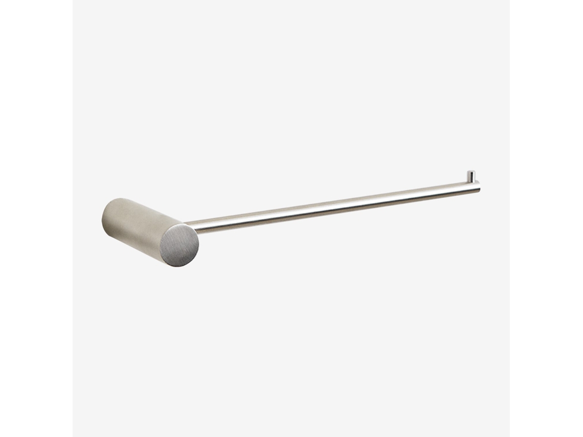 Sklum Toalheiro De Parede Com Barra ↔︎20 Cm Para Casa De Banho Em Aço Inoxidável Devon Aço Inoxidável 304 Cinzento Escovado