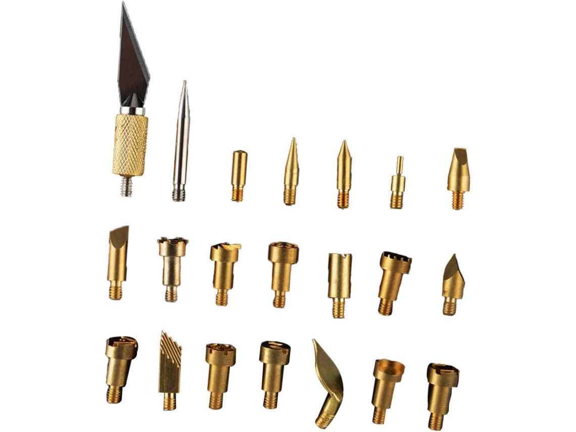Kit De Unhas De Cobre Com 22 Peças