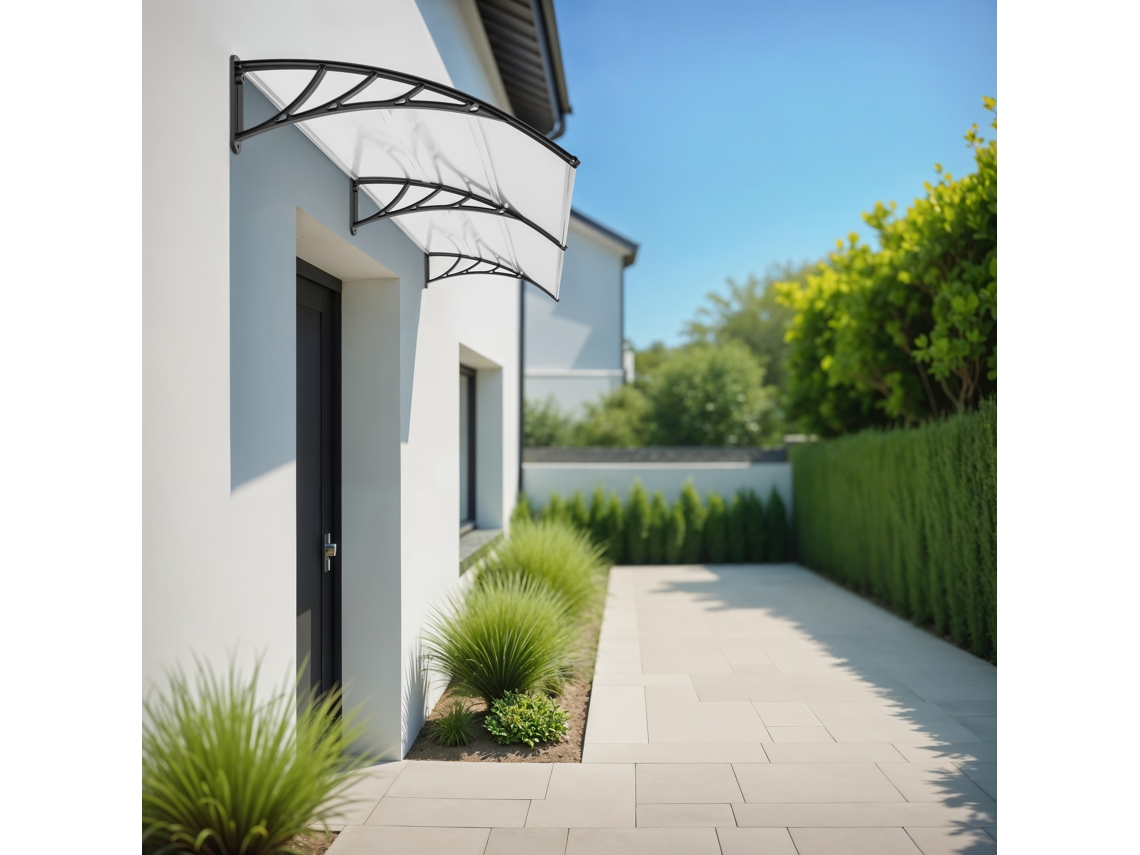 Tectake Toldo Transparente, Transparente