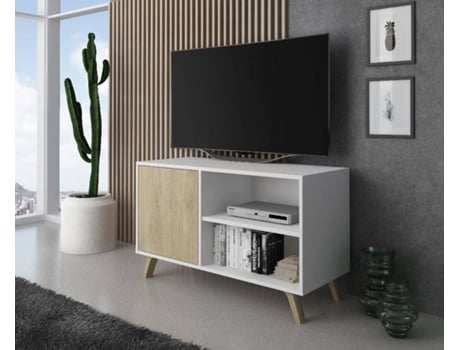 Móvel de TV  Wind (92x40x57cm - Aglomerado de Madeira - Branco)