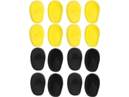 Pacote Com 16 Pares De Protetores Auriculares De Silicone À Prova D'água, Proteção Contra Água E Desbotamento, Conforto Para Salão De Beleza