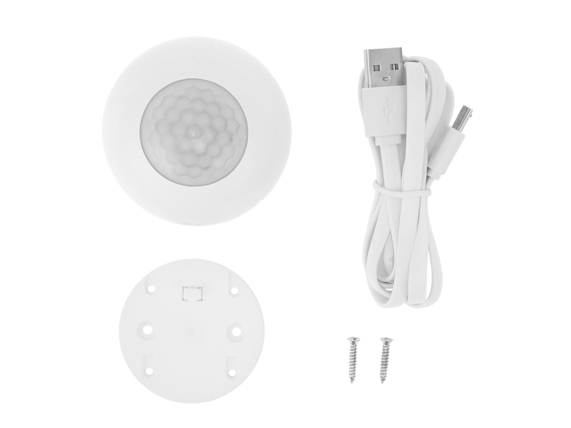 Sensor de movimento PIR WiFi EOOCOO, controle remoto via app, detecção de movimento