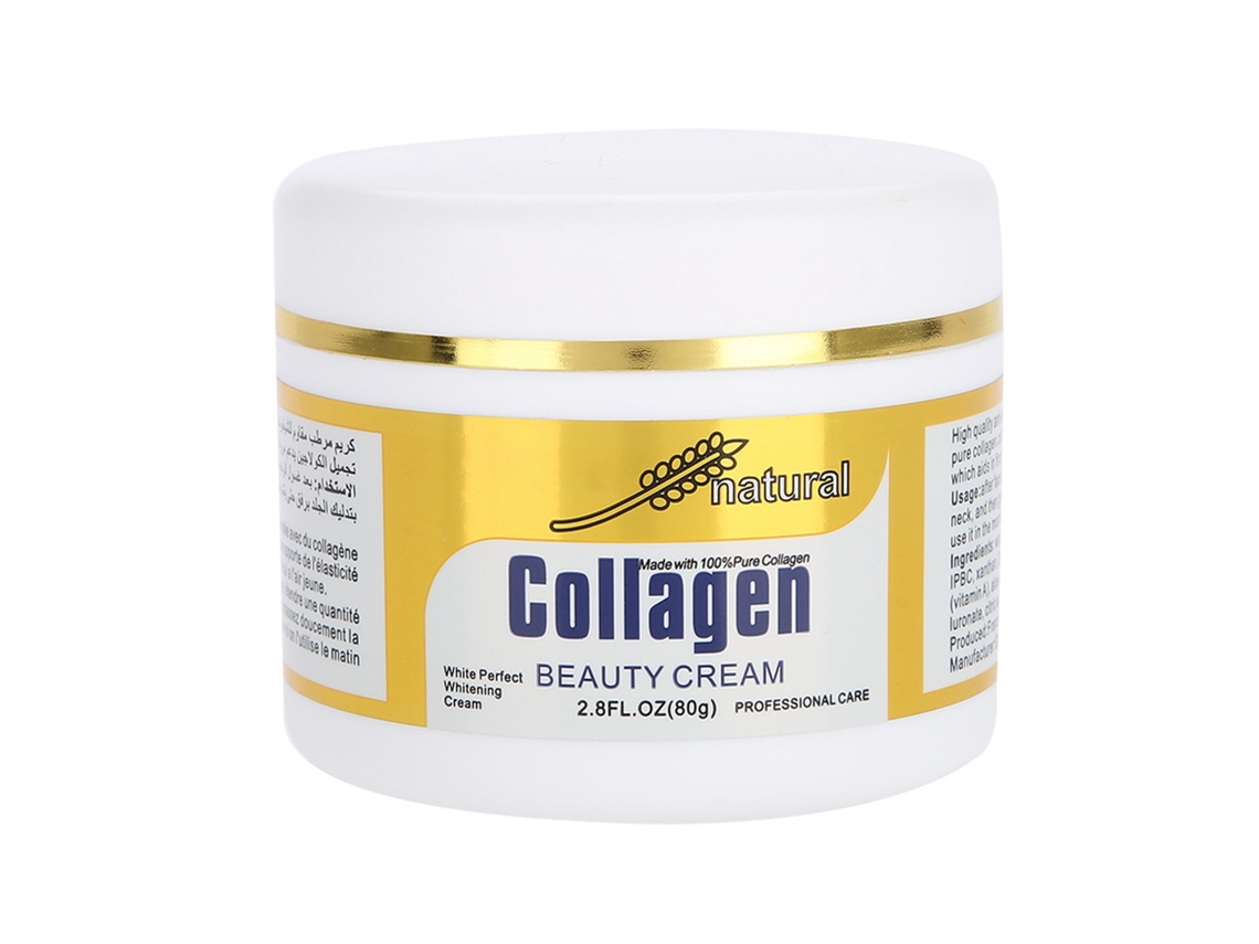 Creme De Colágeno Natural Brancamento E Hidratação