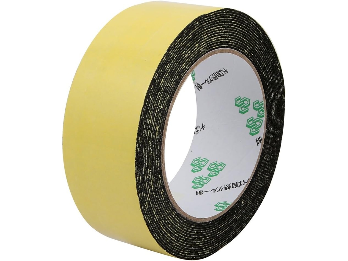 Fita Esponjosa Resistente a Choques, Preta, com 40 Mm de Largura, 1 Mm de Espessura, Selada em um CHABERLU