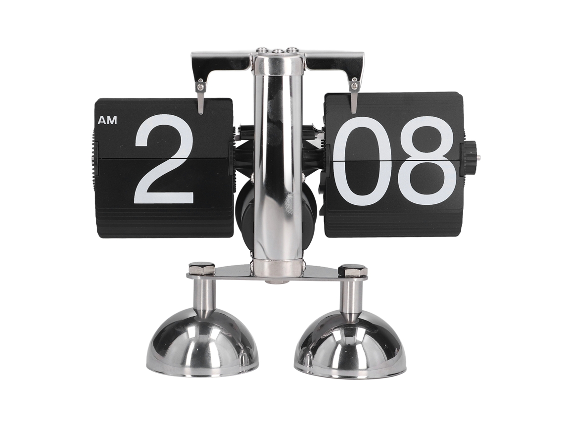 2026 Store reloj de Flipping de Cuarzo de Alto Precisión Estilo Retro Acero Inoxidable Operación Sencilla