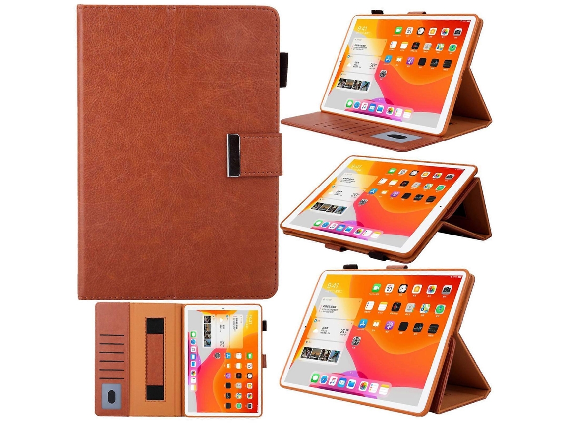 Capa De Couro Inteligente Para Tablet Com Fecho De Fivela E Sistema Antideformação Para Ipad Mini 6 / Mini 2024.