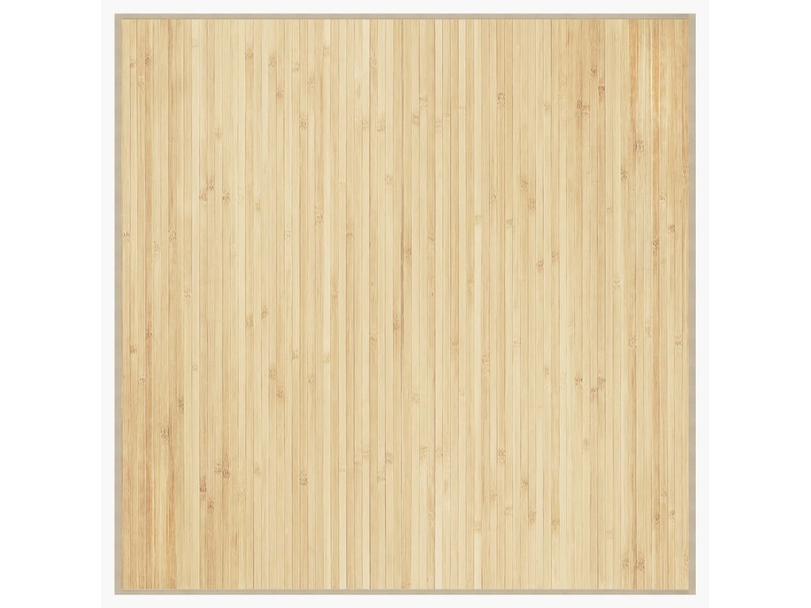 Rug, Rugs Vidaxl Bege Bambu (100 X 100 Cm)