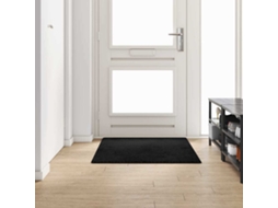 Vidaxl Runner De Carpete Preto 100 X 150 Cm 100% Polipropileno Tuft