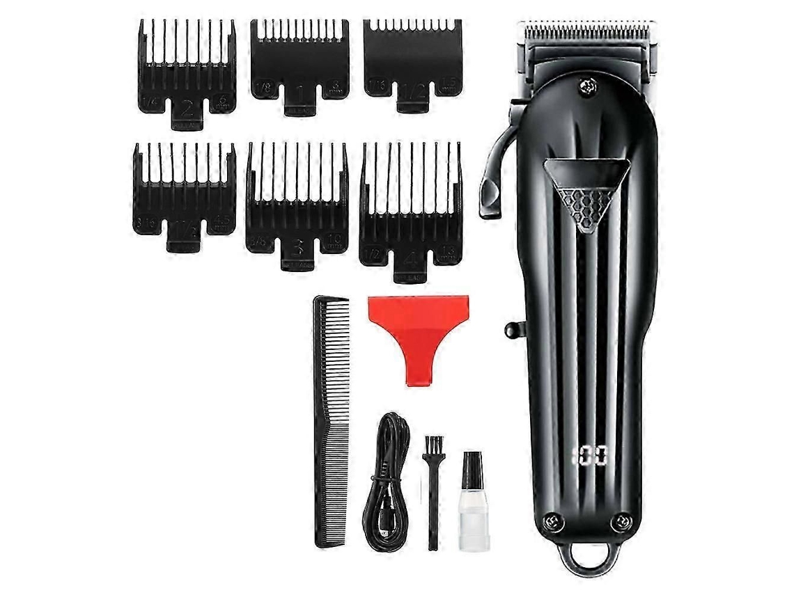 Kit De Aparador De Cabelo Sem Fio Profissional Para Homens - Cortadores De Barba Recarregáveis ​​usb