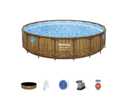 Conjunto Piscina Tubular BESTWAY 56977 (23062 L - 549x122cm)