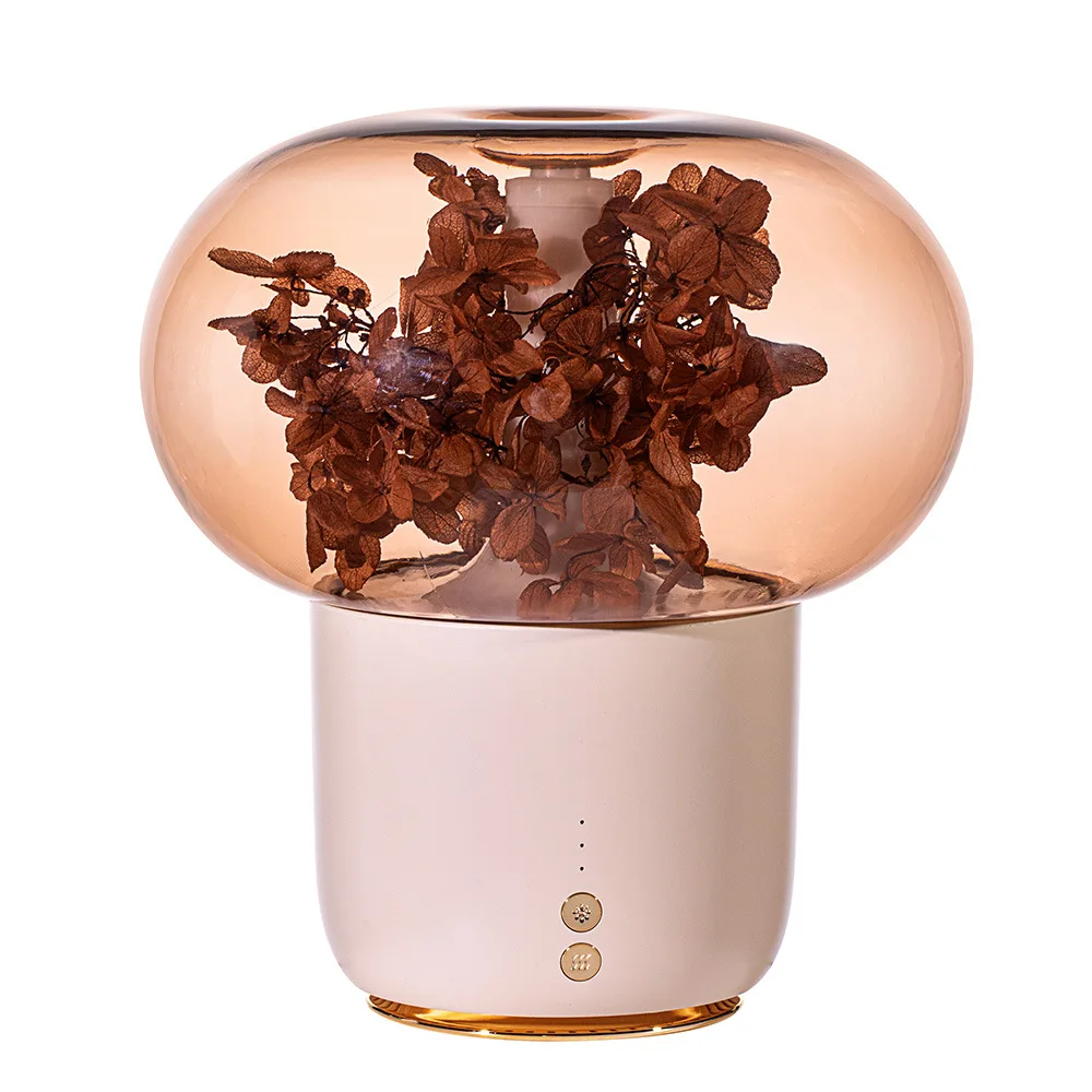 (rosa) Umidificador Difusor De Aromas Usb Com Luz Led Colorida