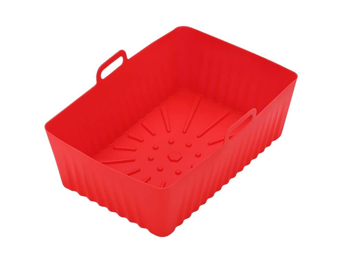 Forma Retangular De Silicone Para Air Fryer