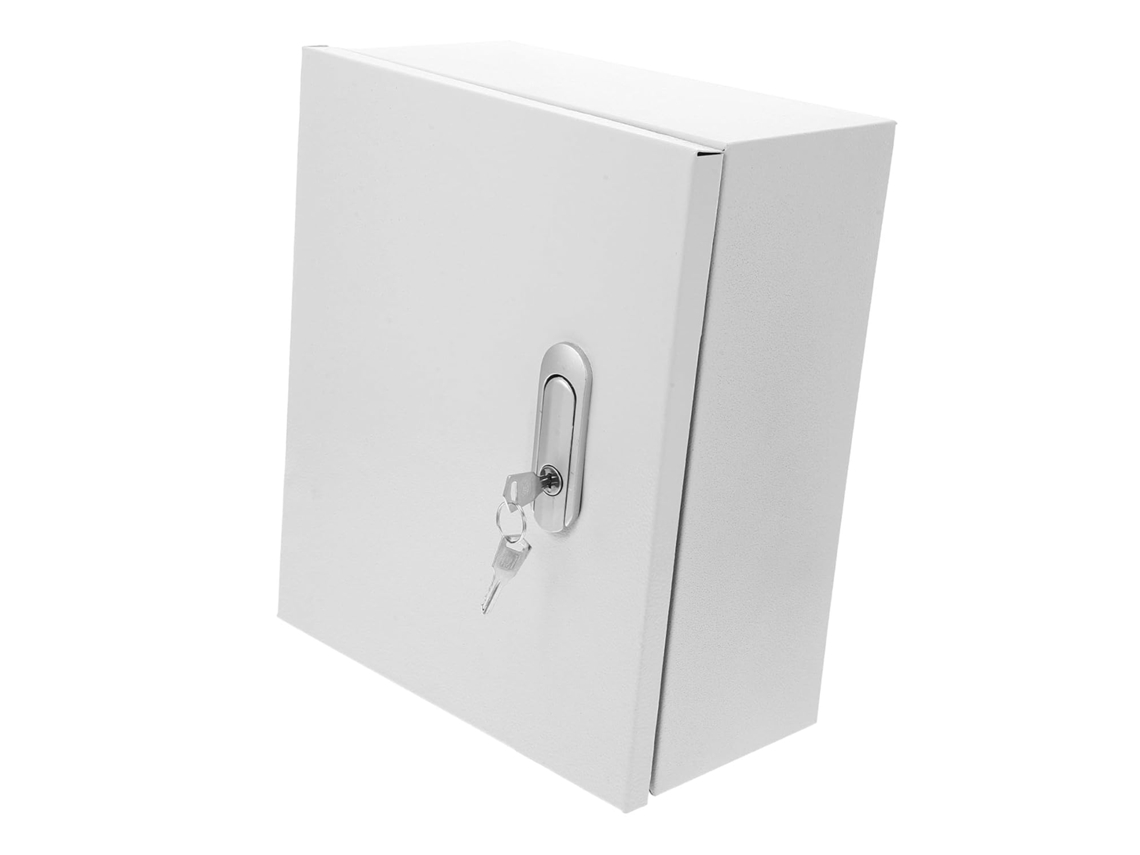 Caixa Elétrica Externa em Aço Inoxidável, 250x300x140 Mm, À Prova D'água, para Montagem na Parede, Sem Alça. SFUSHOS