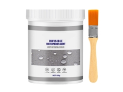 Agente Impermeable Transparente Sellador Invisible Anti Fugas Con Cepillo Para Pared Tejas Cemento 100g