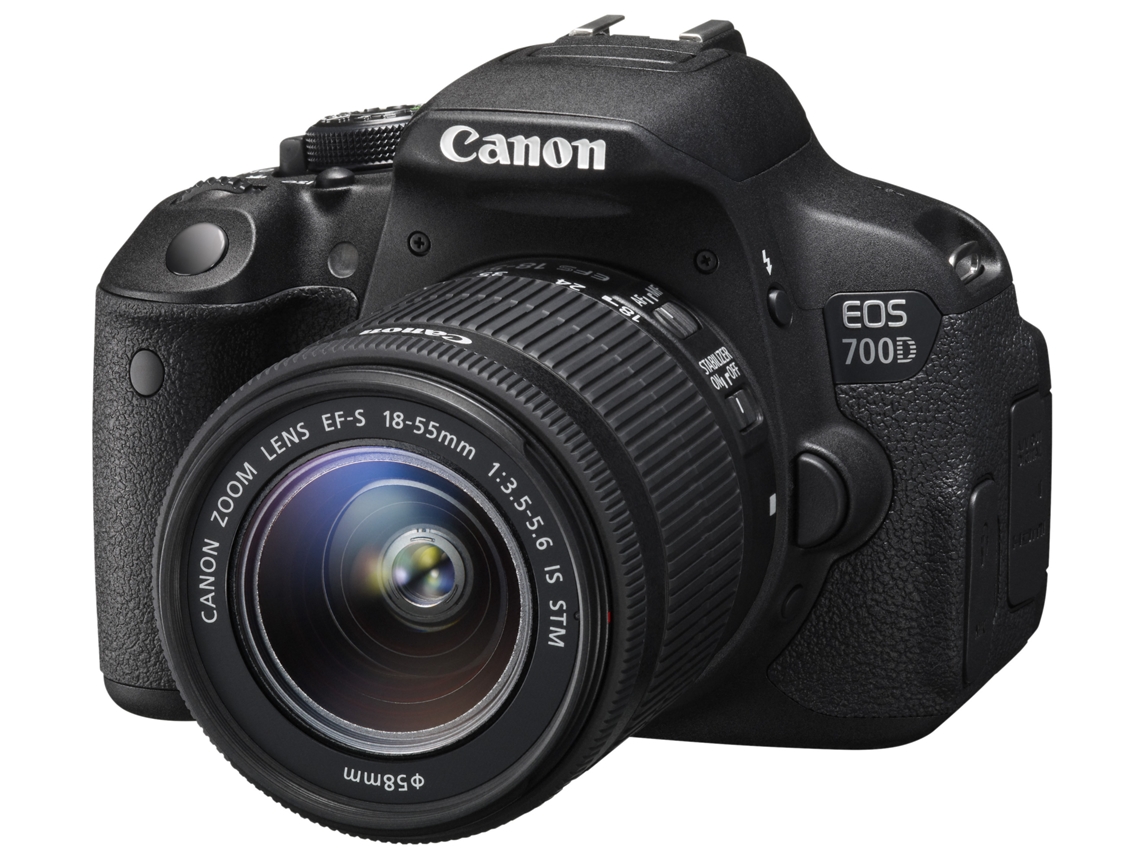 Kit Máquina fotográfica CANON EOS 700D 18-55MM IS STM+55-250MM IS STM (APS-C)