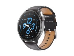Smart Watch SHAH ARPAN Gtr2 Bluetooth Call Health Monitor Couro Preto