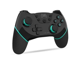 Comando para Nintendo Switch Pro Bluetooth Sem Fios (prateado verde escuro)