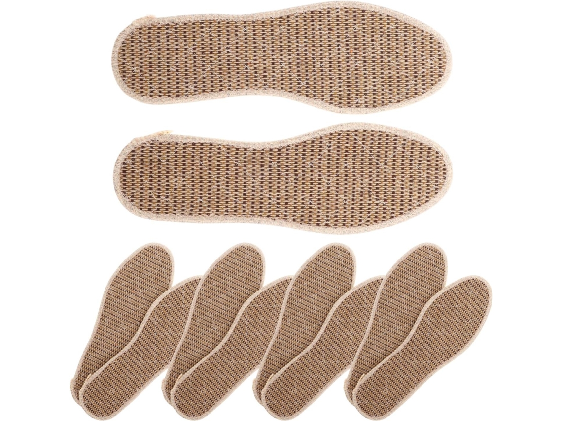 Palmilhas Bestyash De Algodão E Linho Perfumadas Para Pés Suados, Respiráveis E Absorventes, 5 Pares, Para Calçados