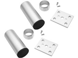 Conjunto De 2 Pés Ajustáveis E Resistentes Para Móveis, Como Armários, Racks De Tv E Móveis Banheiro