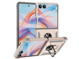 Capa De Celular À Prova De Choque Em Tpu + Pc Com Suporte Para Samsung Galaxy Z Flip7 5g