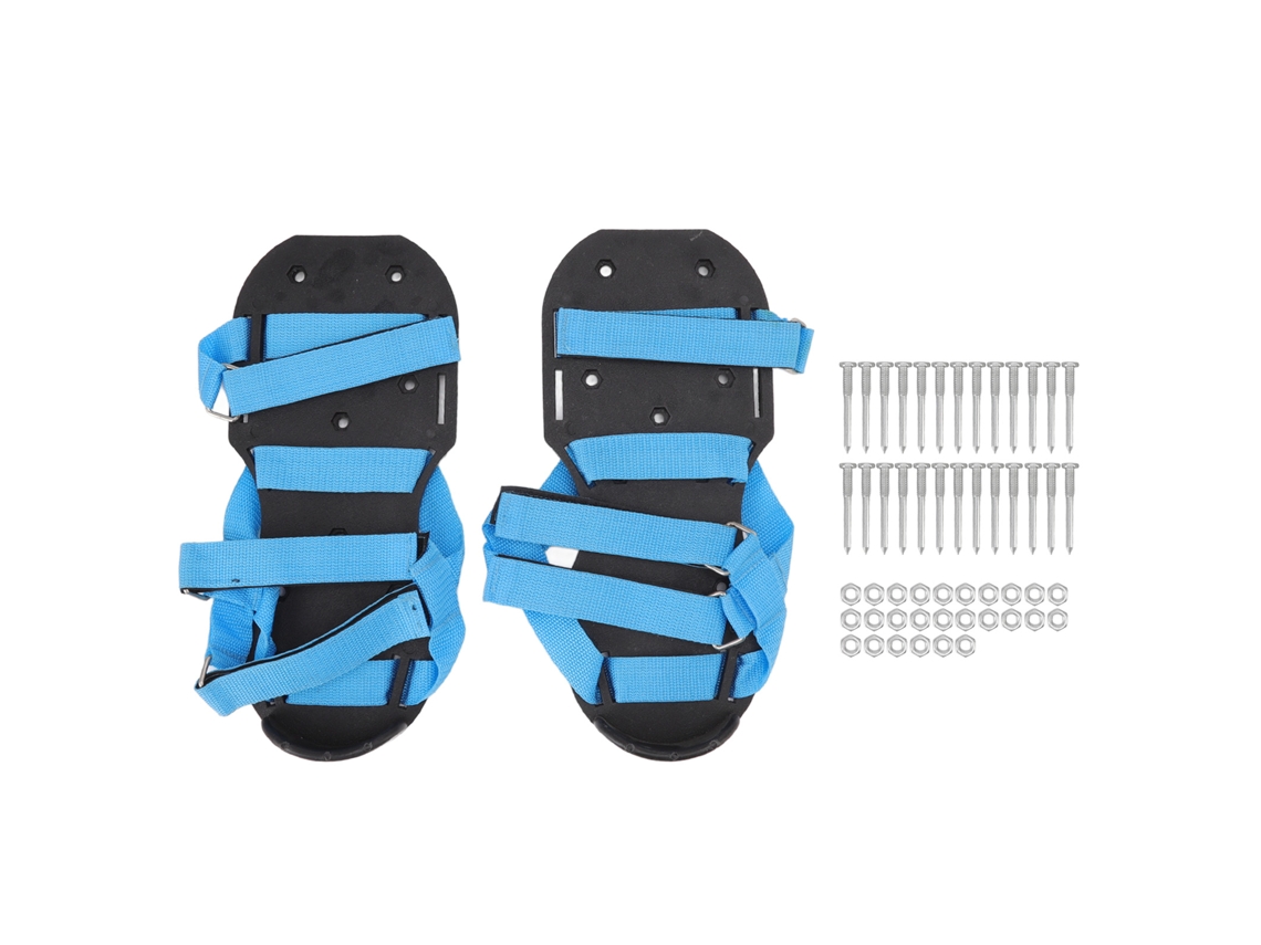 Primerox Sapatos Aeradores de Gramado com Pontes para Jardim e Pátio, Azul
