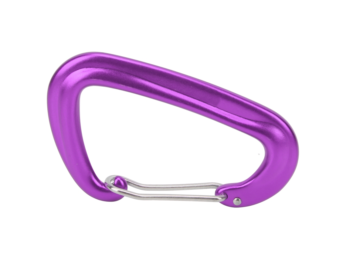 Rebe-mosquetões Multifuncionais De Alumínio Para Camping, Redes E Balanços, Clips Hebilla Exterior Roxo