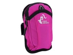 Braçadeira para Celular à prova d'água para esportes 5,5-6 polegadas Free Knight rosa vermelho