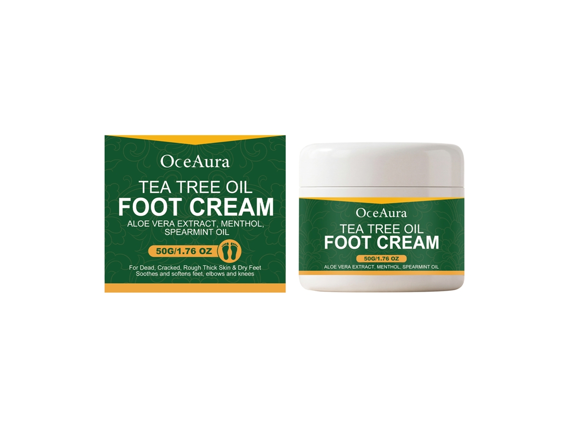Creme de Pé Oceaura com Óleo de Árvore do Té