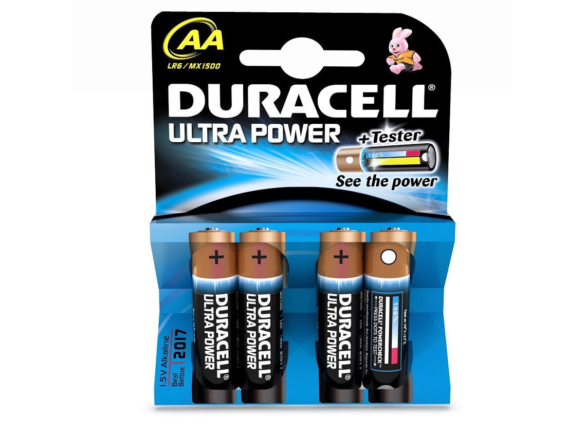 Pilhas Ultra DURACELL Lr6 Emb4