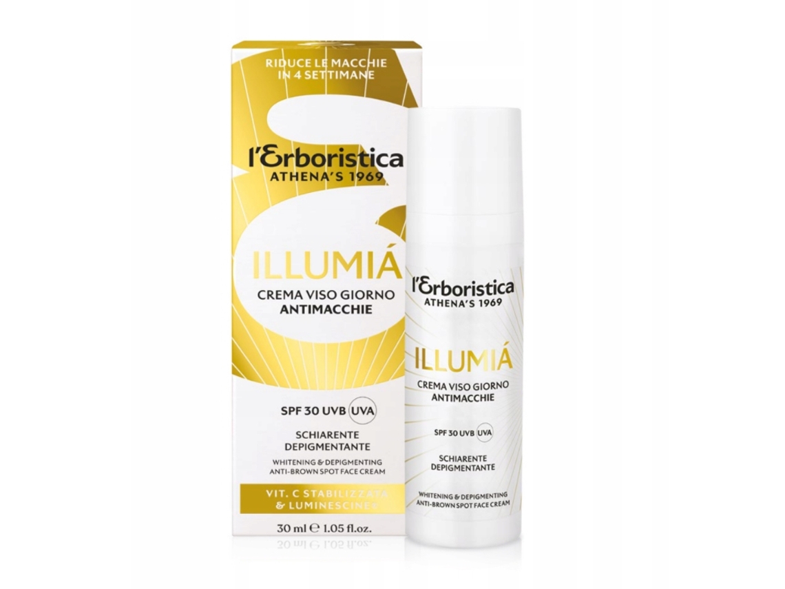 Creme Clareador Diurno Lerboristica Illumia 30ml Para Redução De Manchas E Pigmentação