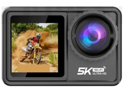 Câmera de Ação 5k com Filtro Objetivo e Opção Zoom 48mp 1080p Webcam Vlog Wifi Sports Cam SFUSHOS