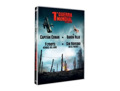 Cine Primera Guerra Mundial Capitán Conan + Flyboys Héroes Del Aire + El Barón Rojo + Sin Novedad En El Frente