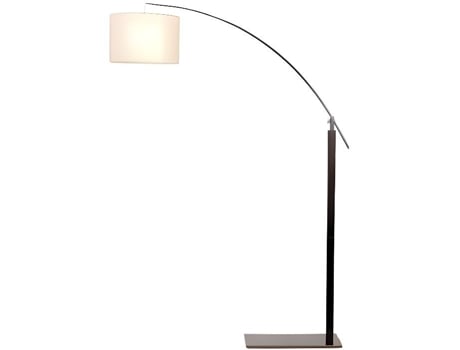 Abajur Arco Íris Cromado/ébano Com Design Arco Arco-Íris