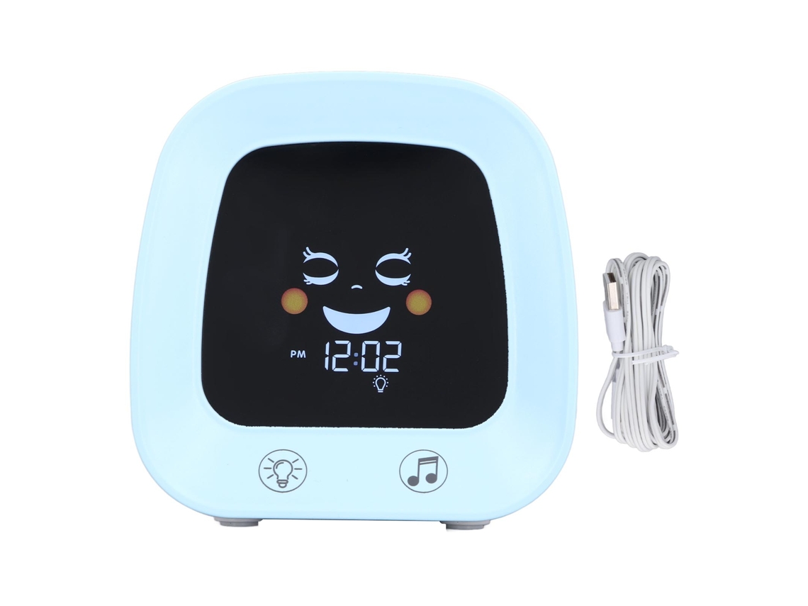 Relógio De Treinamento Para O Sono De Crianças Com Luz Noturna Relógio Digital Infantil Quarto