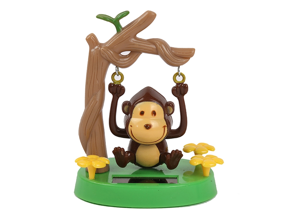 Aetheria-boneca Solar Swing Monkey Dançante Adorno Para Casa E Carro