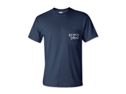 Bonny Doon Logo Pocket T shirt ROCKINSTONE Unisex Adults Best Sellers Size:s
