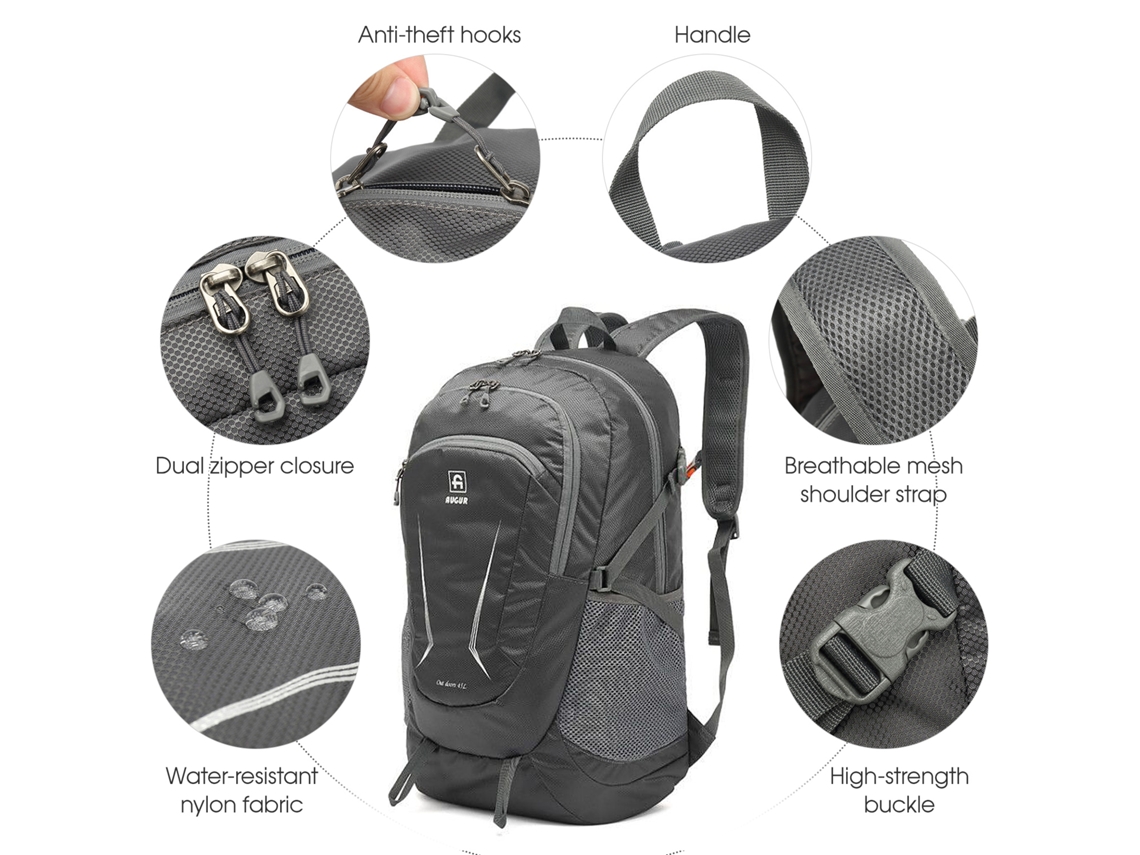 MOCHILA de Trekking Mali 45l, leve, plegável para ciclismo e camping