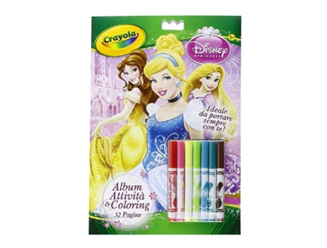 Jogo de Trabalhos Manuais Princesas Disney Crayola