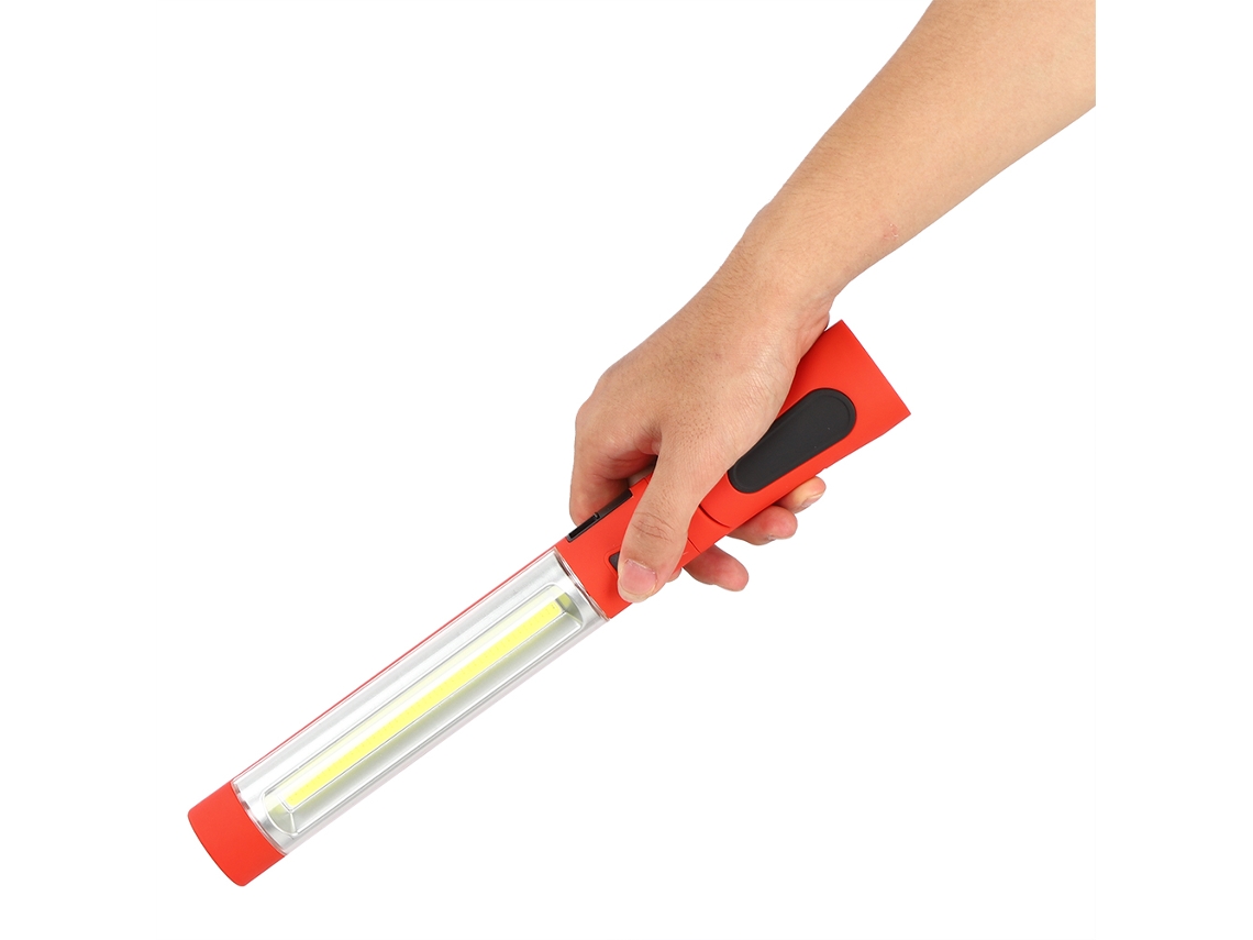 Luz de trabalho LED (ângulo ajustável, resistente ao fogo)
