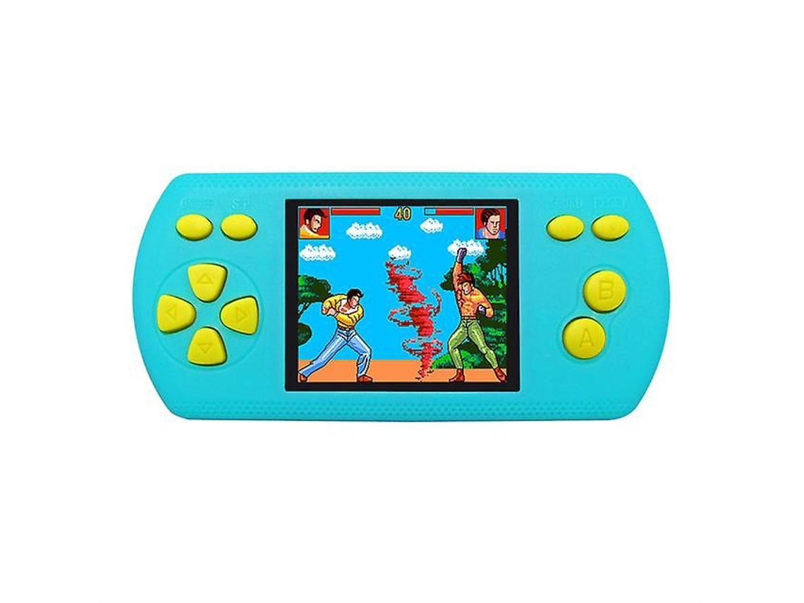 Console Portátil GOKOCO com Tela Colorida de 2,2" e 200 Jogos, Azul.