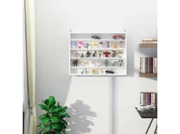 Vitrine de Parede HOMCOM 833-761WT (Branco - Melamina - 80x9.5x60 cm)