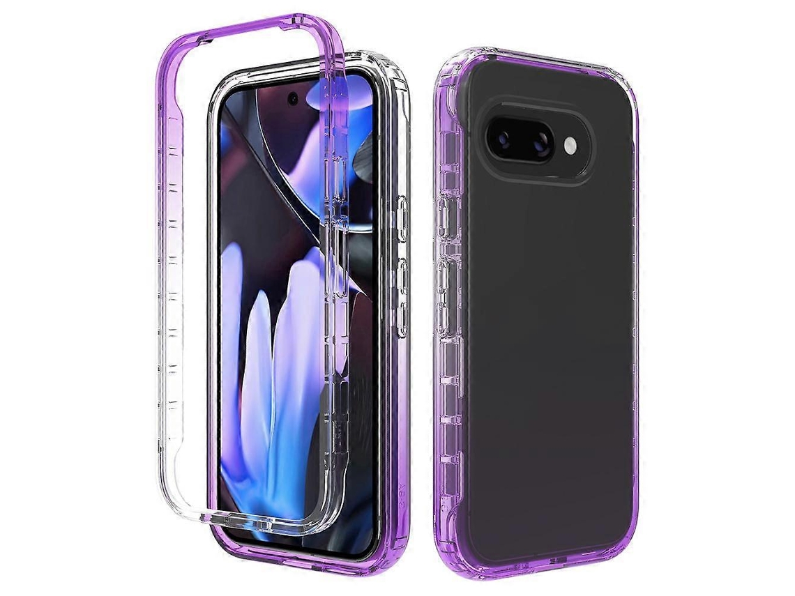 Capa De Celular Transparente À Prova De Choque Com Gradiente De Pc Tpu