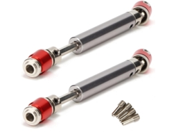 Eixo de transmissão SFUSHOS metálico de 2 peças para SCX10, compatível com Axial
