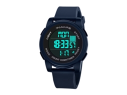 Reloj Digital Deportivo Impermeable Luminoso Multifuncional Para Hombre Panars Azul