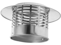 Tampa De Chaminé À Prova De Chuva Em Aço Inoxidável 304 De 110 Mm Para Proteção.