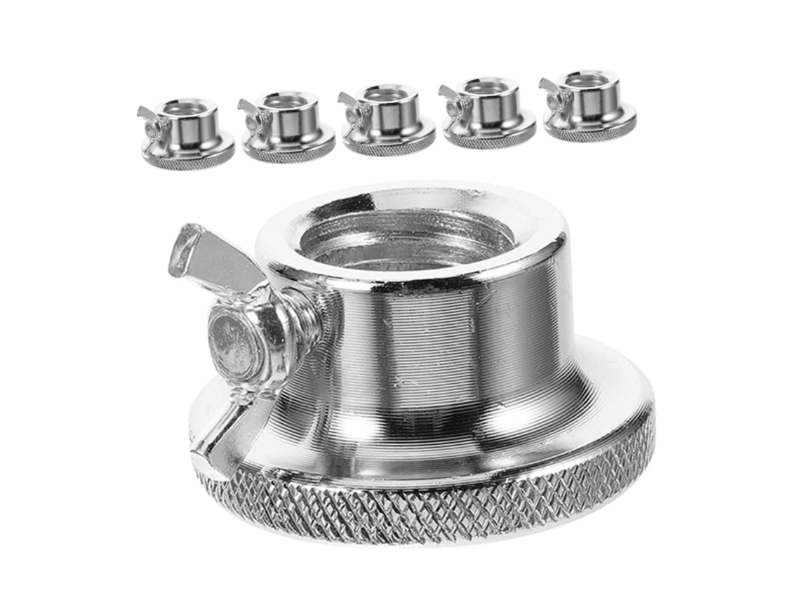 Conjunto De 6 Porcas Travamento Em Ferro Fundido Para Barras E