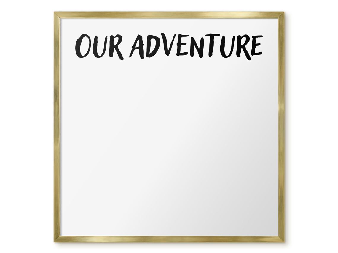 Magnetic Board Our Adventure For The Living Room Espelharte (50x50 Cm)