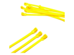 Abraçadeiras De Nylon Removíveis 200 Mm, Coloridas, Reutilizáveis, Em Formato Laço, Para Prender Cabos E Zíperes (pacote Com 100 U-aquaforge